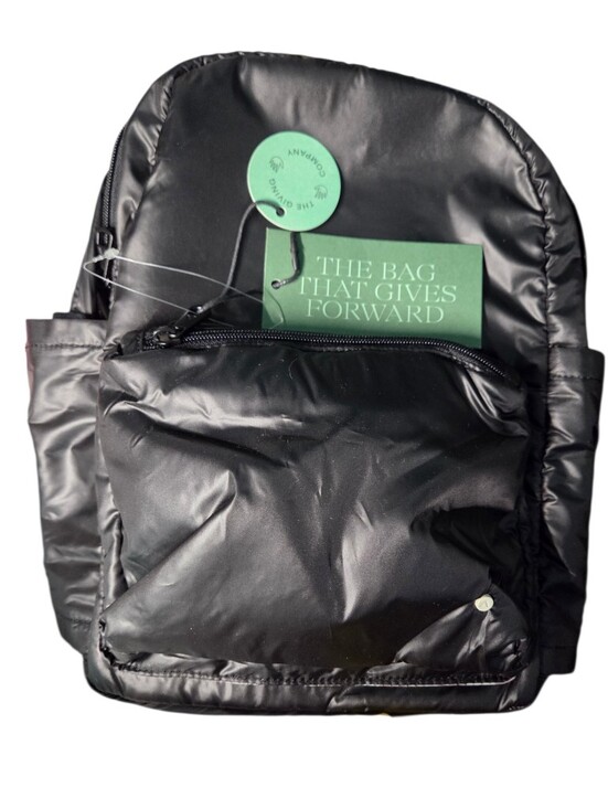 STATE Handbags - State- NEW Black Nylon Mini Lorimer Backpack w/Checkered Interior